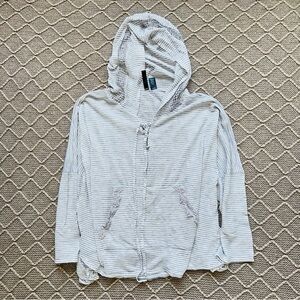 Full Tilt Gray Striped Hoodie Long Sleeve with Hood XL